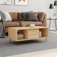 Thumbnail for Couchtisch Sonoma-Eiche 90x50x36,5 cm Holzwerkstoff