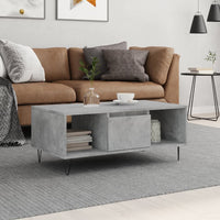 Thumbnail for Couchtisch Betongrau 90x50x36,5 cm Holzwerkstoff