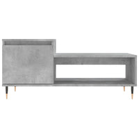 Thumbnail for Couchtisch Betongrau 100x50x45 cm Holzwerkstoff