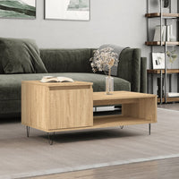 Thumbnail for Couchtisch Sonoma-Eiche 100x50x45 cm Holzwerkstoff