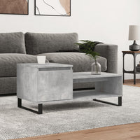 Thumbnail for Couchtisch Betongrau 100x50x45 cm Holzwerkstoff