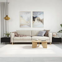 Thumbnail for Couchtische 2 Stk. Schwarz 50x46x35 cm Holzwerkstoff