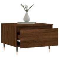 Thumbnail for Couchtisch Braun Eichen-Optik 50x46x35 cm Holzwerkstoff