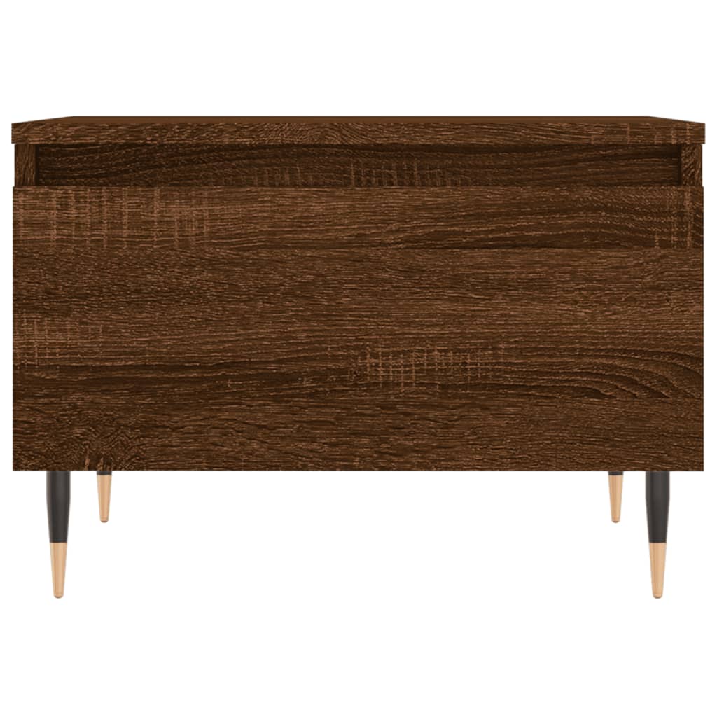 Couchtisch Braun Eichen-Optik 50x46x35 cm Holzwerkstoff