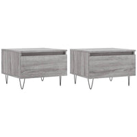 Thumbnail for Couchtische 2 Stk. Grau Sonoma 50x46x35 cm Holzwerkstoff
