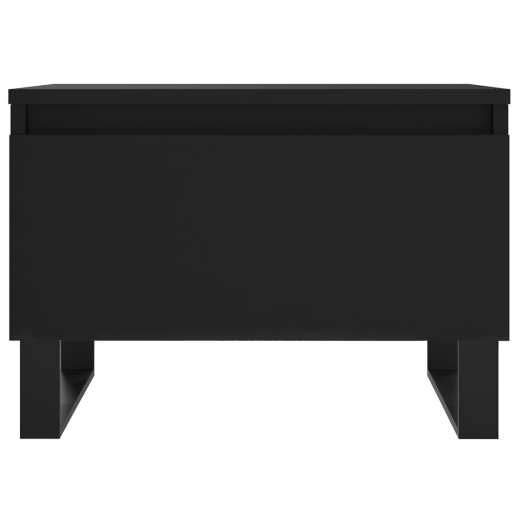 Couchtisch Schwarz 50x46x35 cm Holzwerkstoff