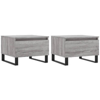Thumbnail for Couchtische 2 Stk. Grau Sonoma 50x46x35 cm Holzwerkstoff