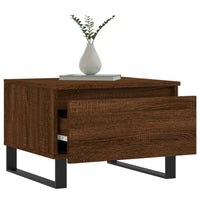 Thumbnail for Couchtisch Braun Eichen-Optik 50x46x35 cm Holzwerkstoff
