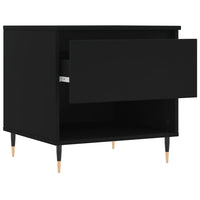 Thumbnail for Couchtische 2 Stk. Schwarz 50x46x50 cm Holzwerkstoff