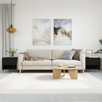 Thumbnail for Couchtische 2 Stk. Schwarz 50x46x50 cm Holzwerkstoff