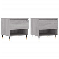 Thumbnail for Couchtische 2 Stk. Grau Sonoma 50x46x50 cm Holzwerkstoff