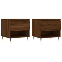 Thumbnail for Couchtische 2 Stk. Braun Eichen-Optik 50x46x50 cm Holzwerkstoff