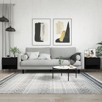 Thumbnail for Couchtische 2 Stk. Schwarz 50x46x50 cm Holzwerkstoff
