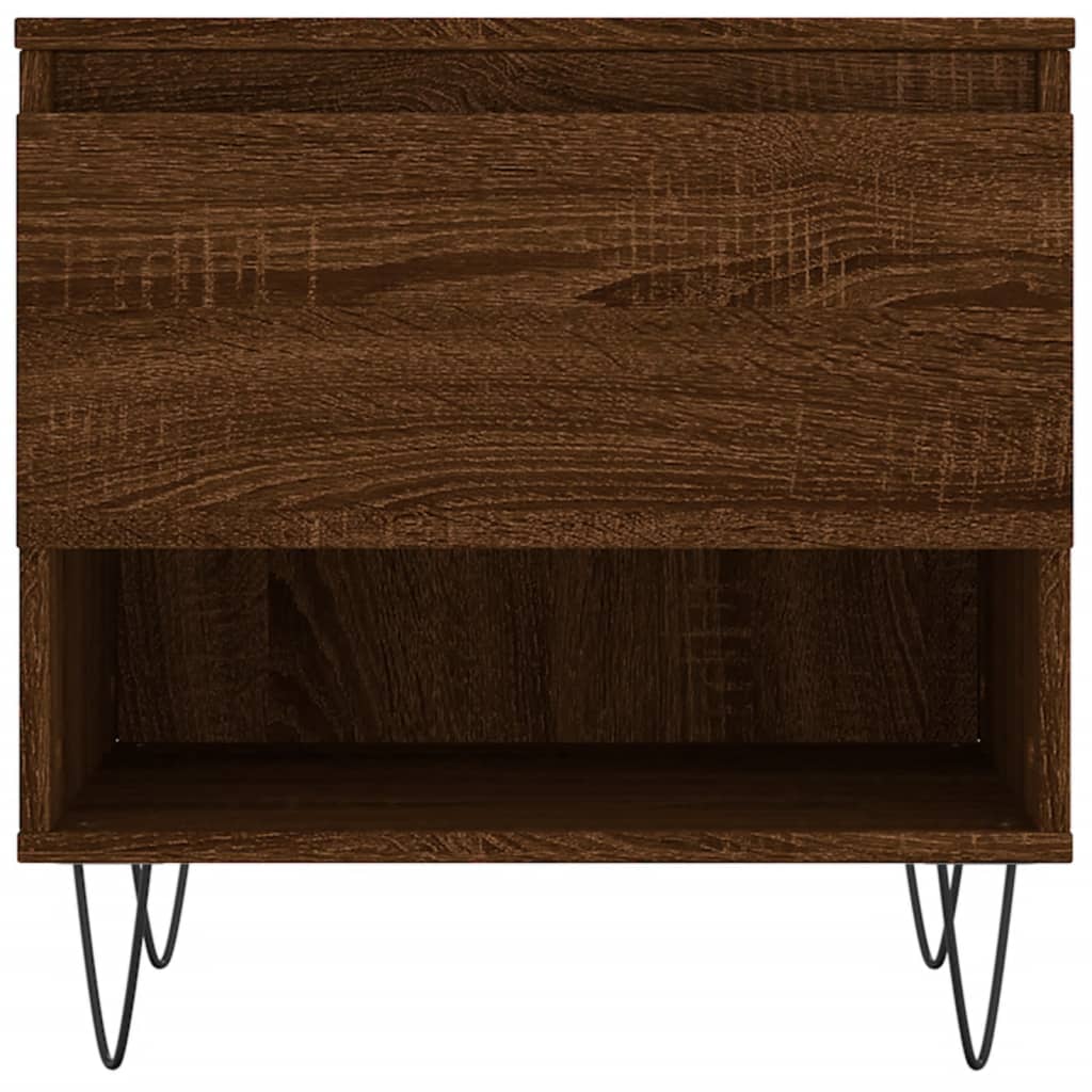 Couchtische 2 Stk. Braun Eichen-Optik 50x46x50 cm Holzwerkstoff