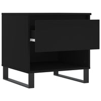Thumbnail for Couchtische 2 Stk. Schwarz 50x46x50 cm Holzwerkstoff