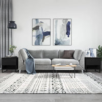 Thumbnail for Couchtische 2 Stk. Schwarz 50x46x50 cm Holzwerkstoff