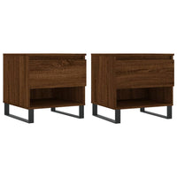 Thumbnail for Couchtische 2 Stk. Braun Eichen-Optik 50x46x50 cm Holzwerkstoff