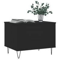 Thumbnail for Couchtisch Schwarz 60x44,5x45 cm Holzwerkstoff