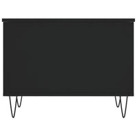 Thumbnail for Couchtisch Schwarz 60x44,5x45 cm Holzwerkstoff