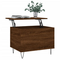 Thumbnail for Couchtisch Braun Eichen-Optik 60x44,5x45 cm Holzwerkstoff