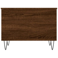 Thumbnail for Couchtisch Braun Eichen-Optik 60x44,5x45 cm Holzwerkstoff