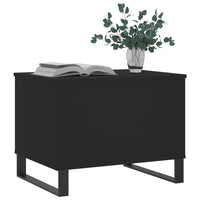 Thumbnail for Couchtisch Schwarz 60x44,5x45 cm Holzwerkstoff