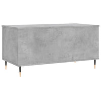 Thumbnail for Couchtisch Betongrau 90x44,5x45 cm Holzwerkstoff