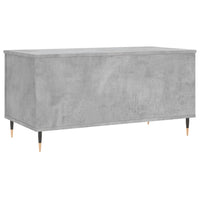 Thumbnail for Couchtisch Betongrau 90x44,5x45 cm Holzwerkstoff