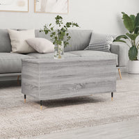 Thumbnail for Couchtisch Grau Sonoma 90x44,5x45 cm Holzwerkstoff