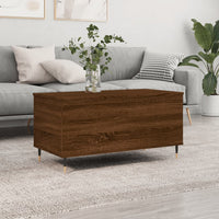 Thumbnail for Couchtisch Braun Eichen-Optik 90x44,5x45 cm Holzwerkstoff