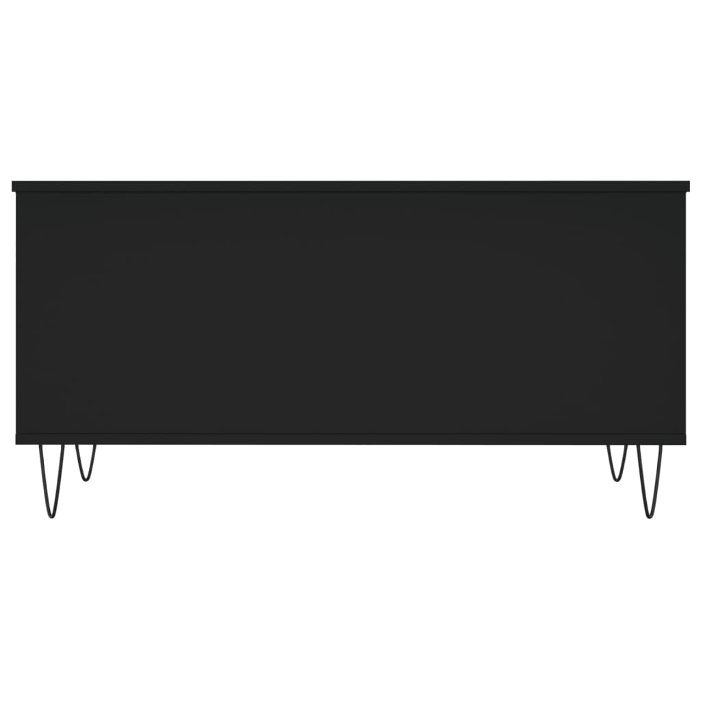 Couchtisch Schwarz 90x44,5x45 cm Holzwerkstoff