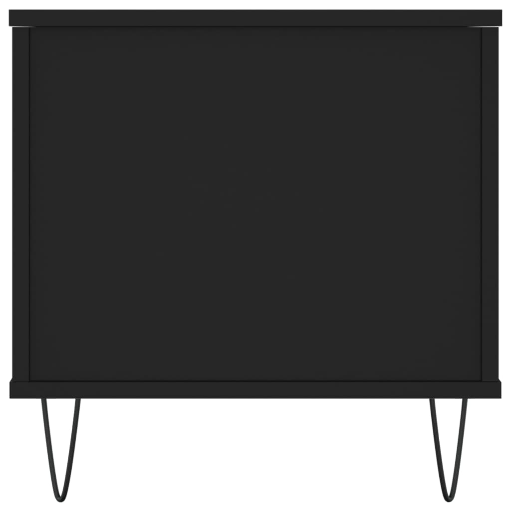 Couchtisch Schwarz 90x44,5x45 cm Holzwerkstoff