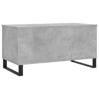 Thumbnail for Couchtisch Betongrau 90x44,5x45 cm Holzwerkstoff