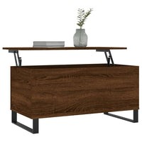Thumbnail for Couchtisch Braun Eichen-Optik 90x44,5x45 cm Holzwerkstoff