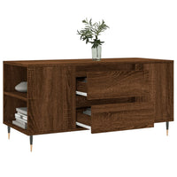 Thumbnail for Couchtisch Braun Eichen-Optik 102x44,5x50 cm Holzwerkstoff