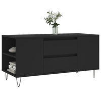 Thumbnail for Couchtisch Schwarz 102x44,5x50 cm Holzwerkstoff
