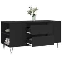 Thumbnail for Couchtisch Schwarz 102x44,5x50 cm Holzwerkstoff