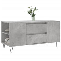 Thumbnail for Couchtisch Betongrau 102x44,5x50 cm Holzwerkstoff