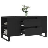 Thumbnail for Couchtisch Schwarz 102x44,5x50 cm Holzwerkstoff