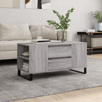 Thumbnail for Couchtisch Grau Sonoma 102x44,5x50 cm Holzwerkstoff