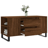 Thumbnail for Couchtisch Braun Eichen-Optik 102x44,5x50 cm Holzwerkstoff