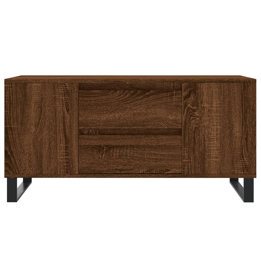 Couchtisch Braun Eichen-Optik 102x44,5x50 cm Holzwerkstoff