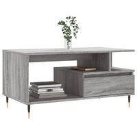 Thumbnail for Couchtisch Grau Sonoma 90x49x45 cm Holzwerkstoff