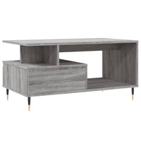 Thumbnail for Couchtisch Grau Sonoma 90x49x45 cm Holzwerkstoff