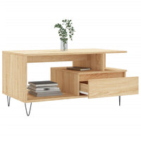 Thumbnail for Couchtisch Sonoma-Eiche 90x49x45 cm Holzwerkstoff