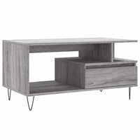 Thumbnail for Couchtisch Grau Sonoma 90x49x45 cm Holzwerkstoff