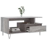 Thumbnail for Couchtisch Grau Sonoma 90x49x45 cm Holzwerkstoff