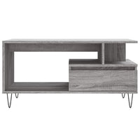 Thumbnail for Couchtisch Grau Sonoma 90x49x45 cm Holzwerkstoff