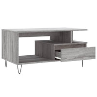 Thumbnail for Couchtisch Grau Sonoma 90x49x45 cm Holzwerkstoff