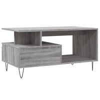 Thumbnail for Couchtisch Grau Sonoma 90x49x45 cm Holzwerkstoff